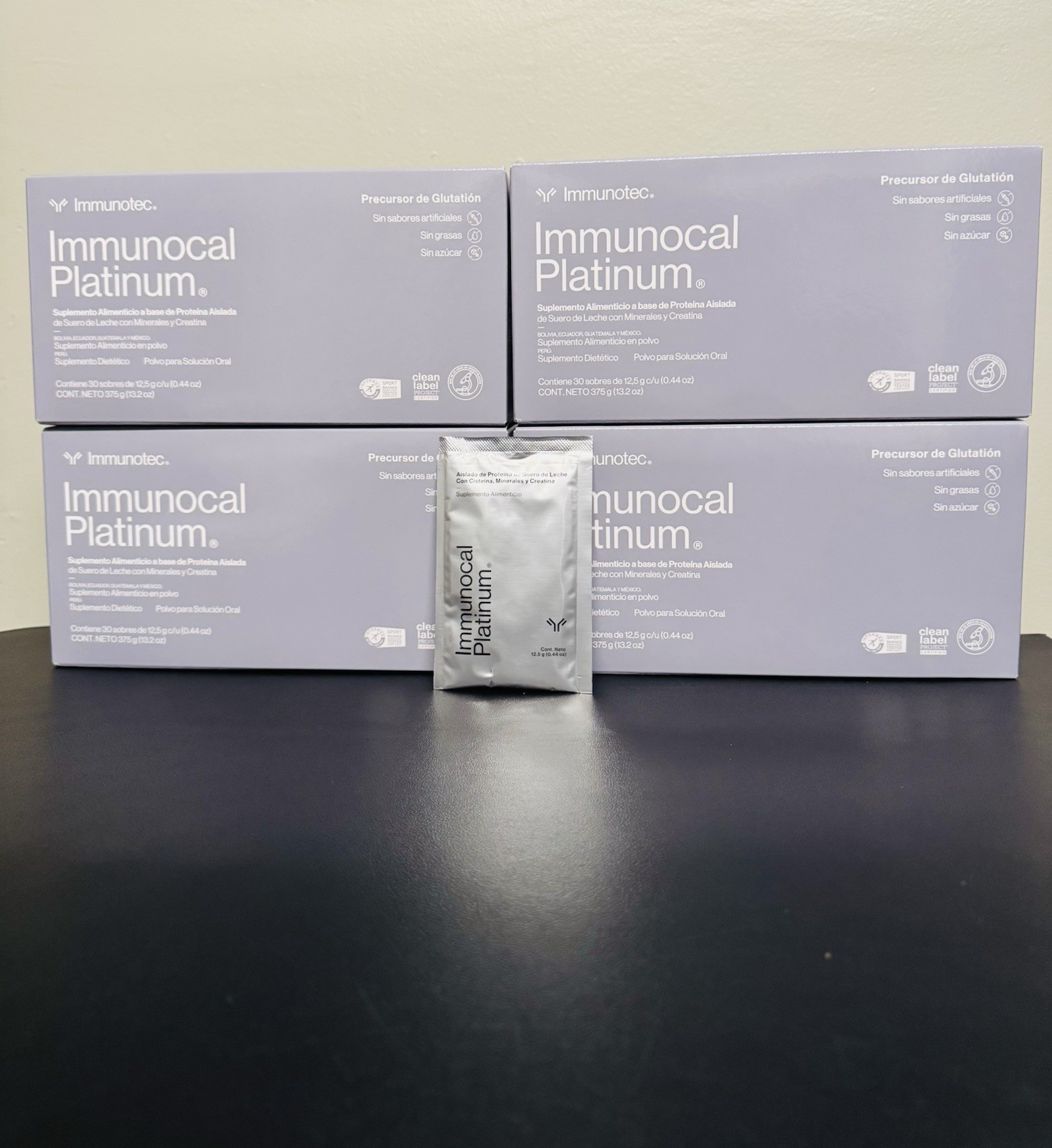 immunotec immunocal platinum 4 Boxes