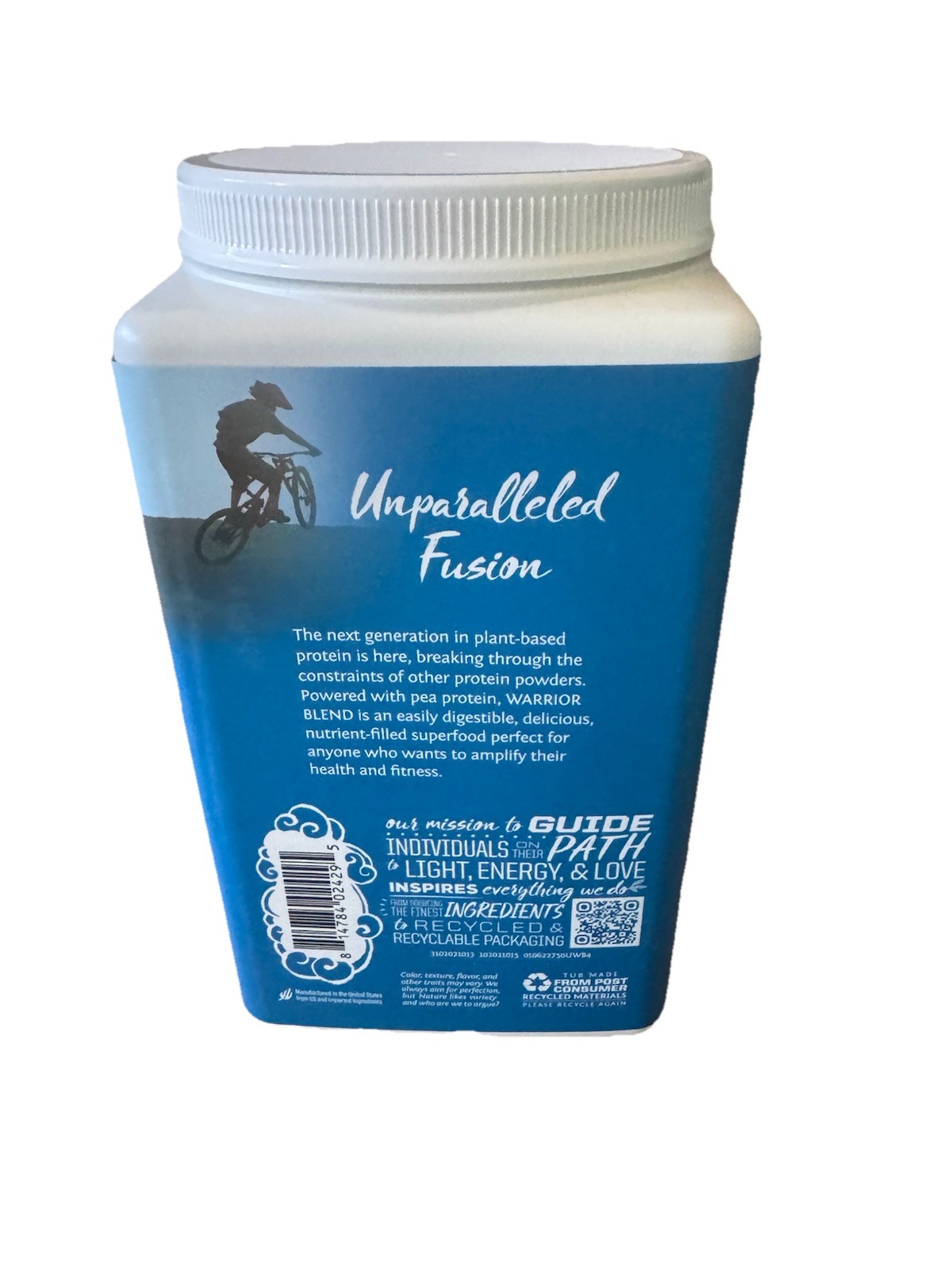 Sunwarrior Warrior Blend Plant Based Protein Powder, Natural – 1.65lbs