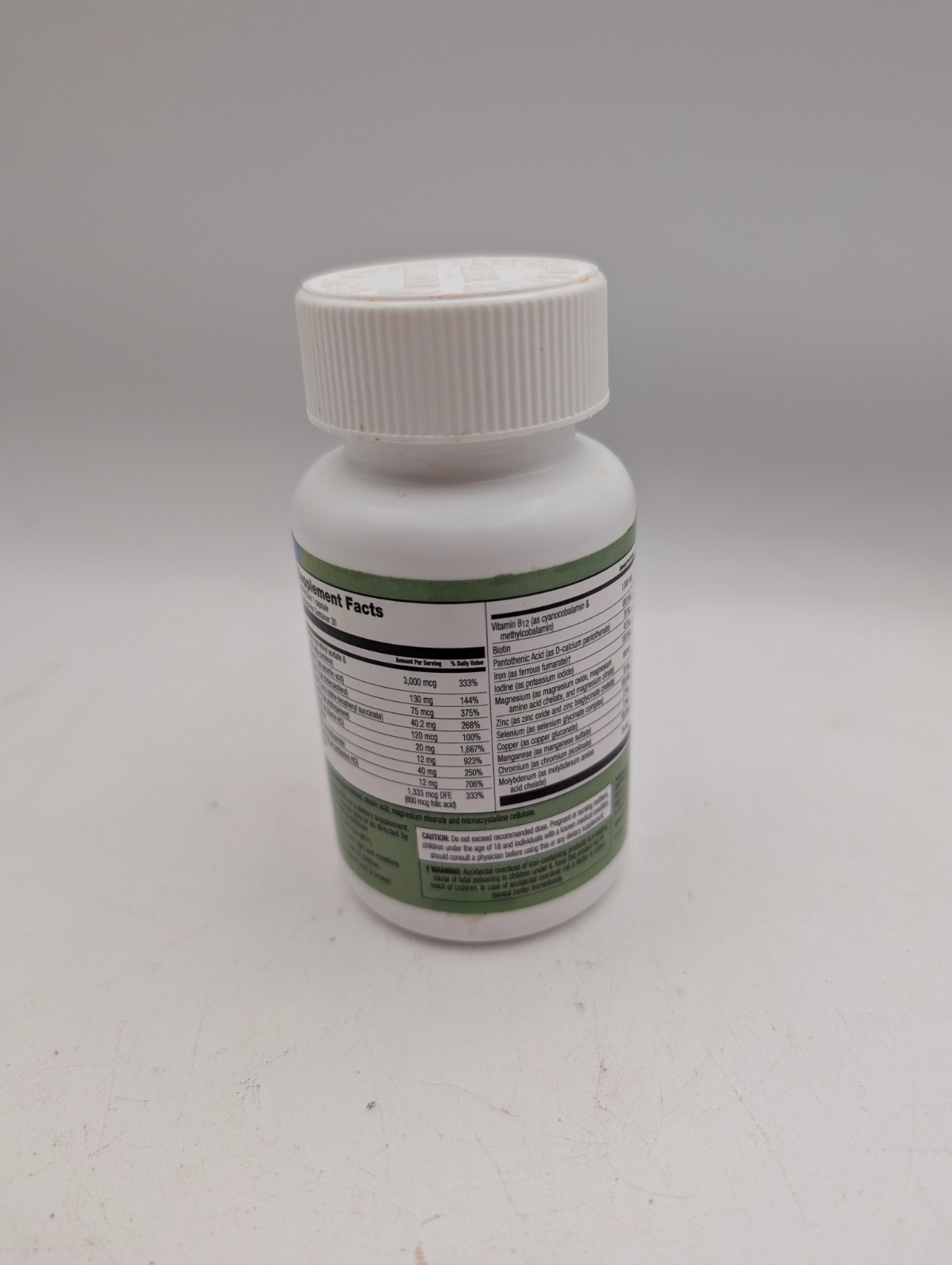 Easy to Digest Bariatric Multivitamin Supplement w/ 45mg Iron (30 Caps)