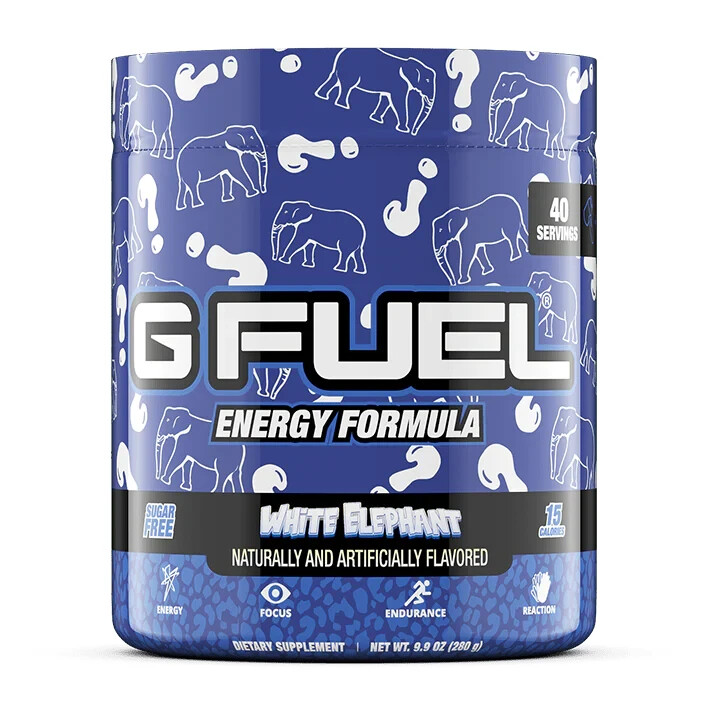 Gamma Labs G Fuel White Elephant GFuel 40 Servings