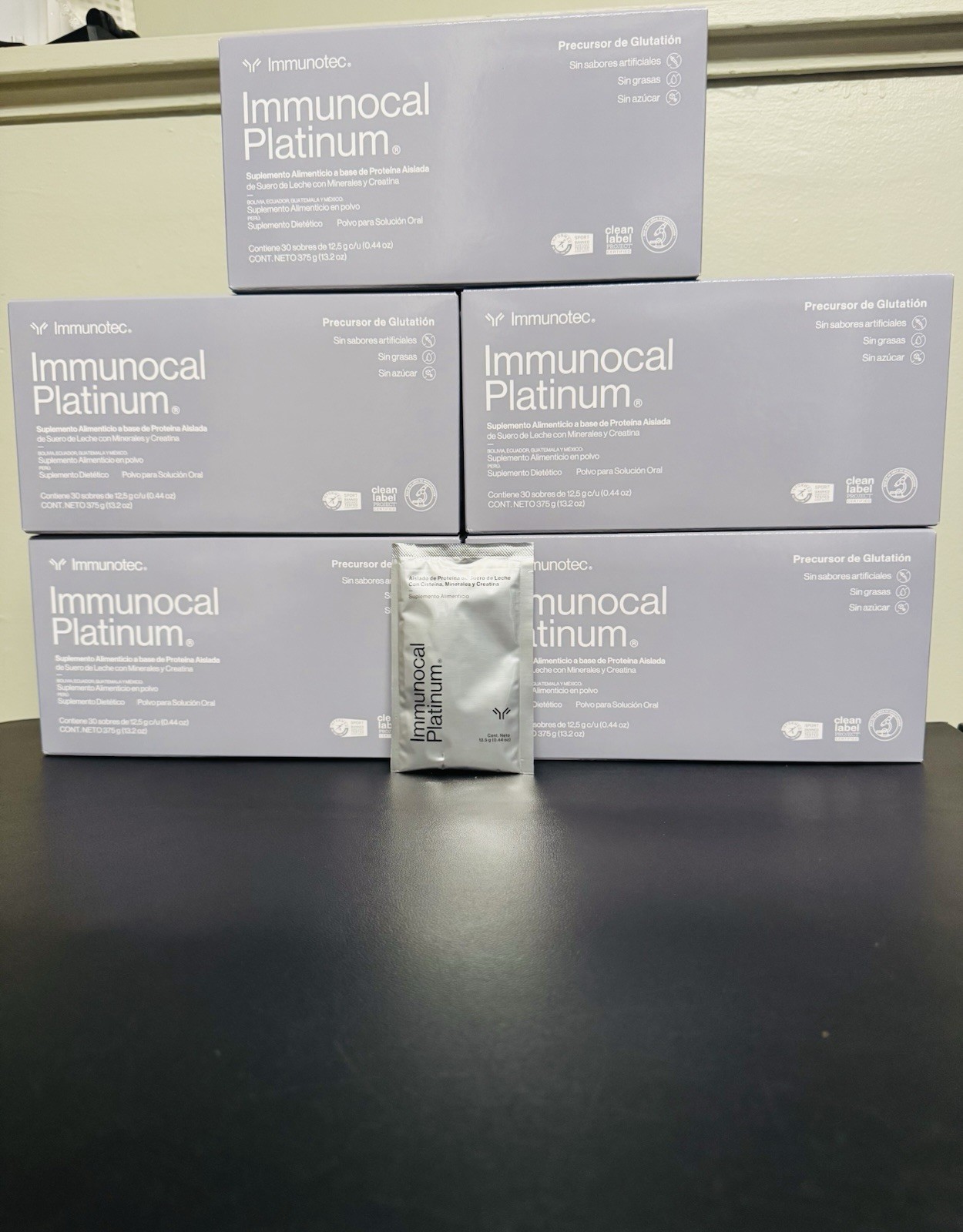 Immunotec: Immunocal platinum 5 boxes (150 Pouches)