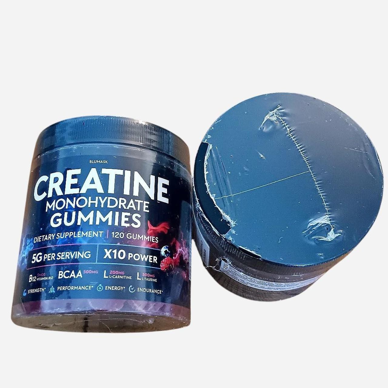 2 Pack Creatine Monohydrate Gummies Complex 5000 MG for Men & Women, Preworkout
