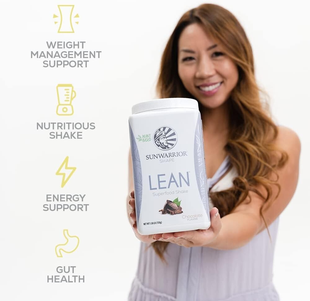 Sunwarrior Vegan Protein Superfood Shake Meal Replacement Organic, 1.59 lb