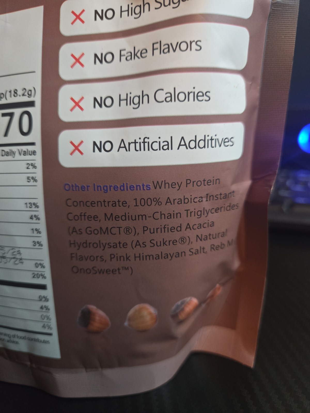 High Protein Iced Coffee, Hazelnut Flavor, 12.8oz, 10g Whey Protein, Exp: 05/29