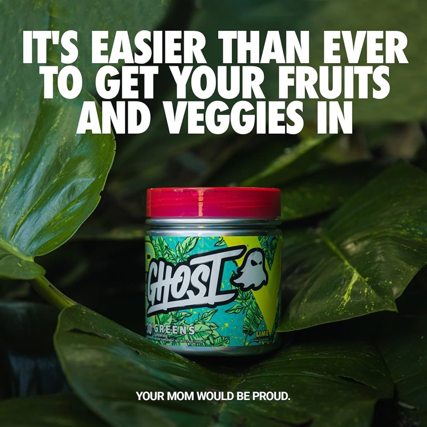 Ghost GREENS powder 10 oz Size ( 30 Servings ) Original Flavor BEST BY 08/26