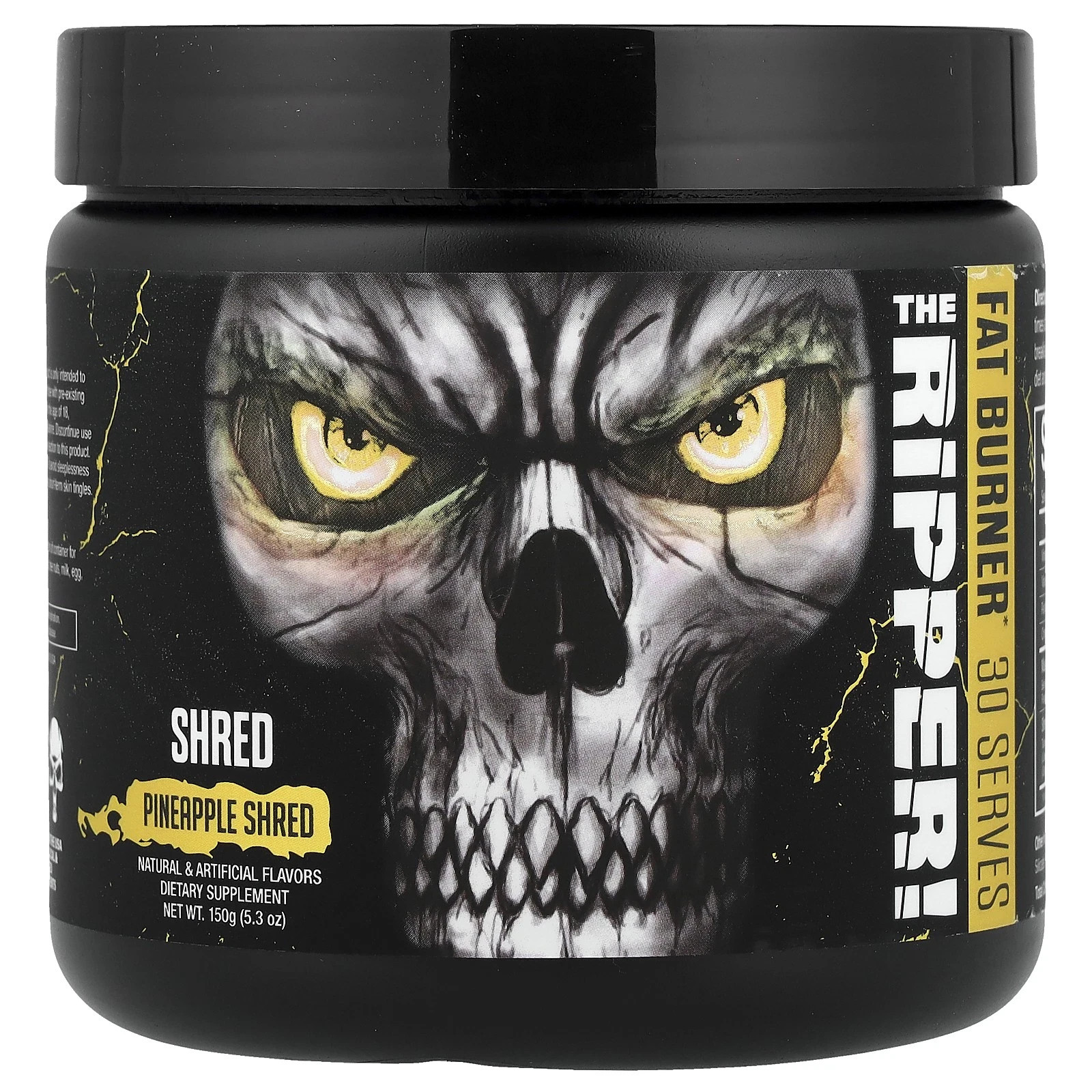 JNX Sports The Ripper! Fat Burner, Pineapple Shred, 150g (5.3 oz), 2-Pack
