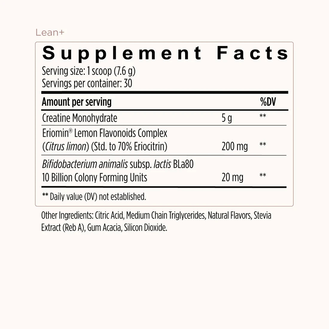JS Health Lean+ Powder Formula enhanced for metabolic, gut support