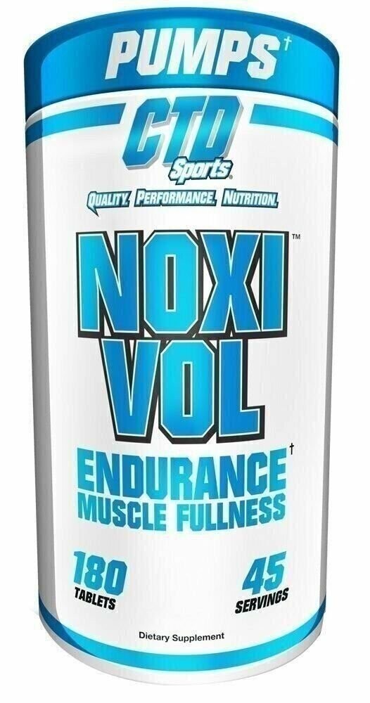 CTD SPORTS NOXIVOL (180 TABLETS) Vasodilator Pumps Boost Nitric Oxide
