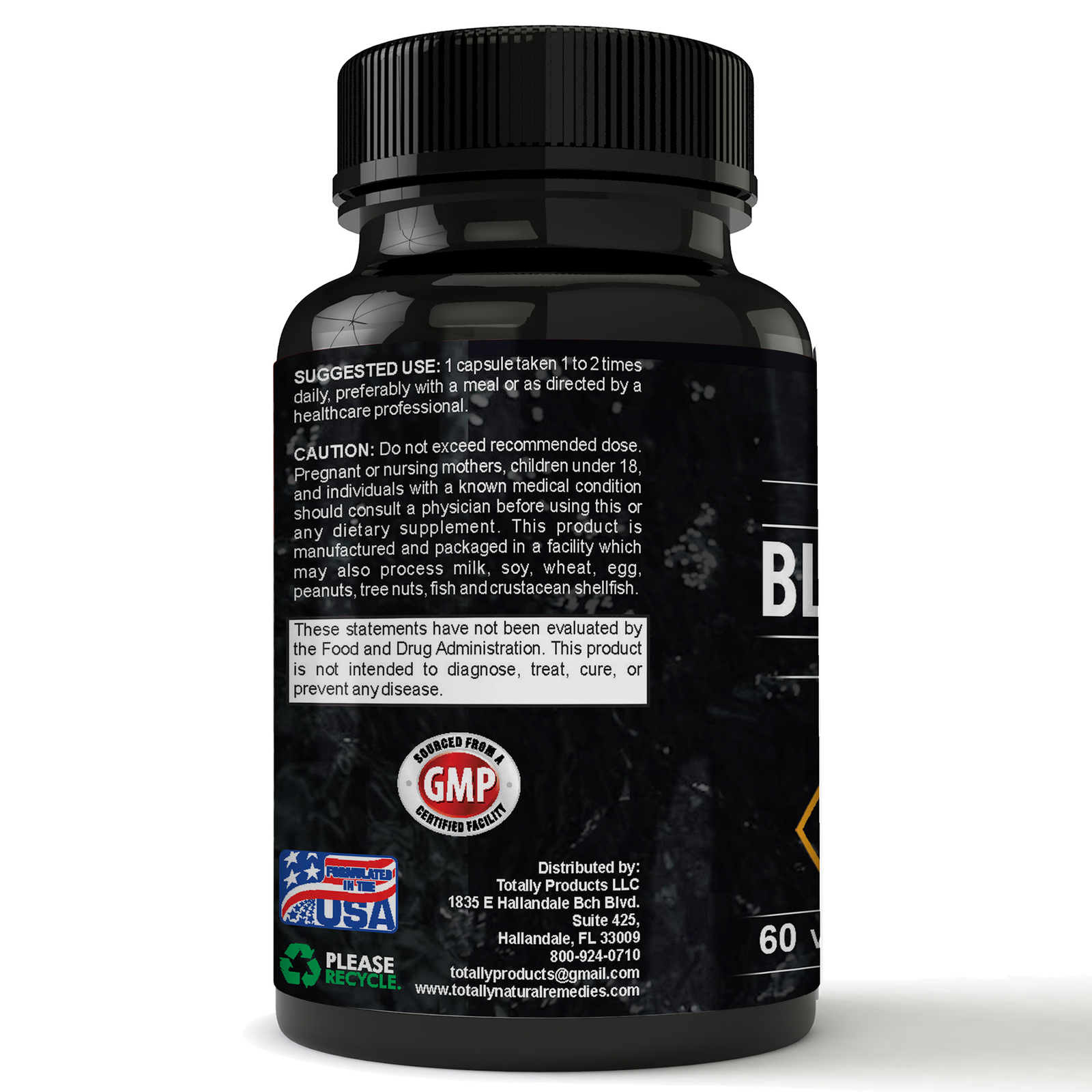 Probiotics Digestive Support & Black Seed Oil Immune Health Dietary Supplement
