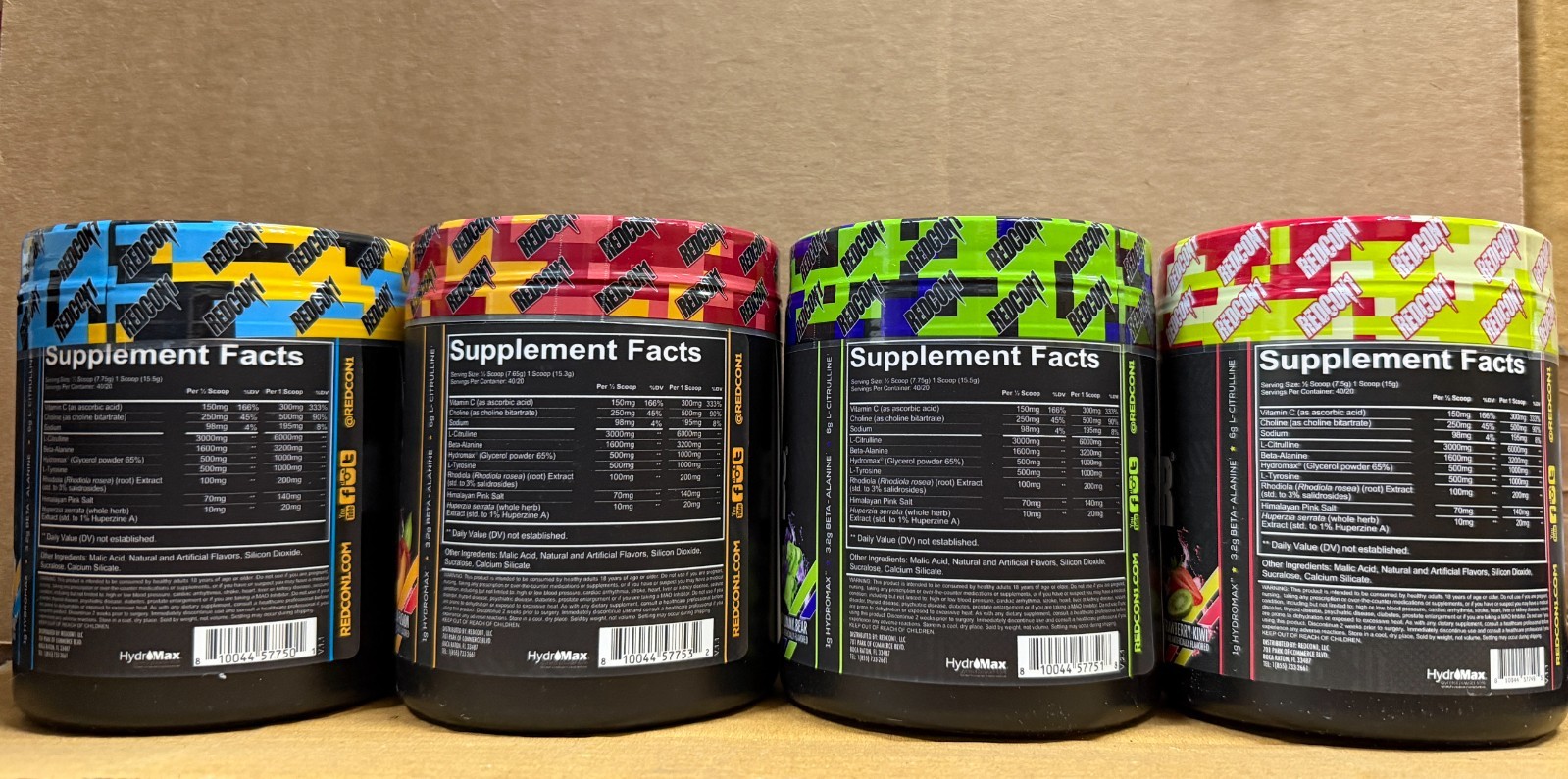 2 PACK CUSTOM FLAVOR Redcon1 Total War PUMP Extreme Pre-Workout 30 Servings