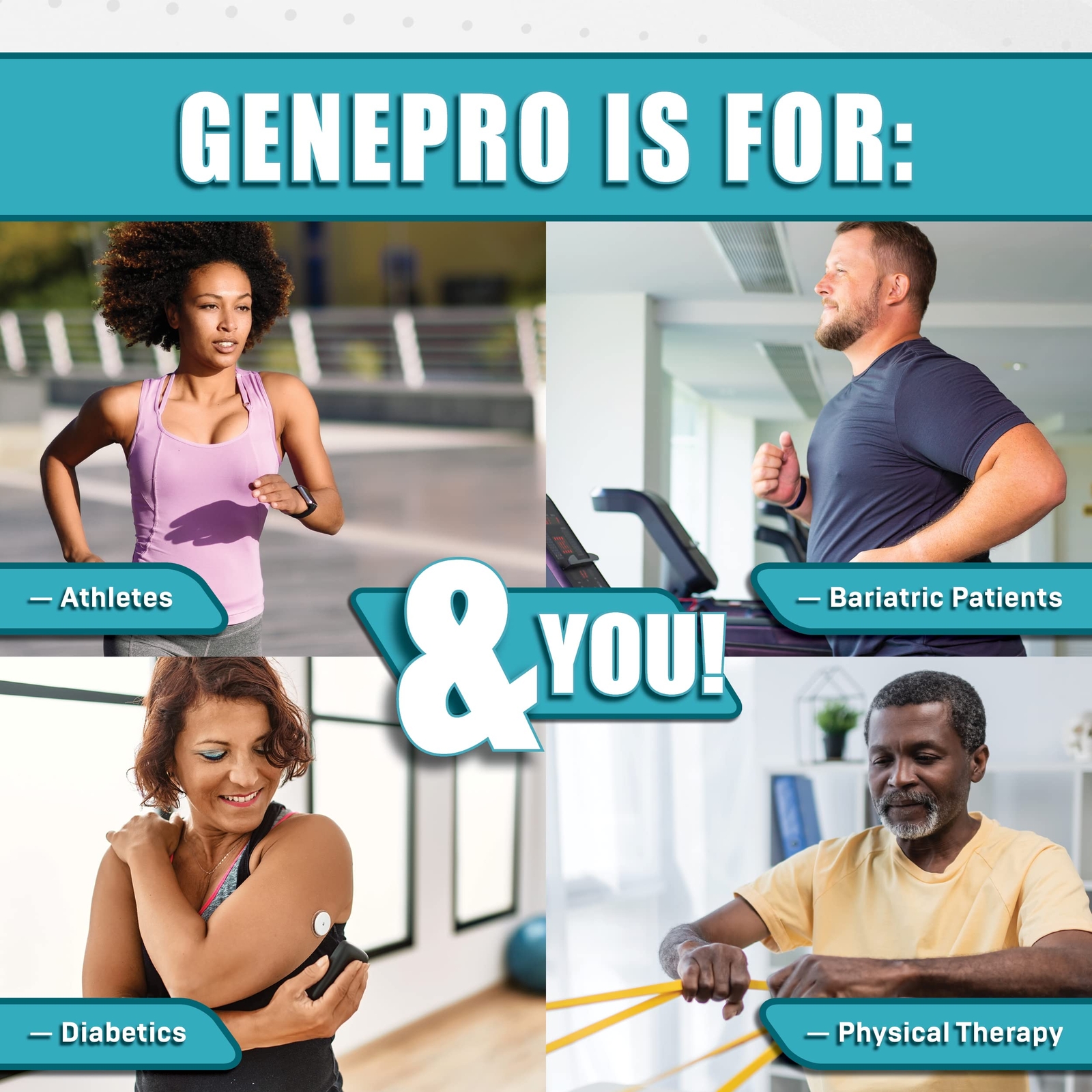Premium GENEPRO GEN. 3 Unflavored Protein Powder – (3rd Generation, 60 Servings)