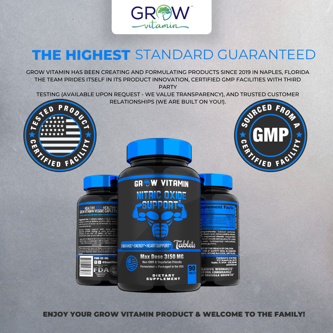 L Arginine Male Enhancing Supplement from Nitric Oxide, Max Dose 3150mg- 90 Caps