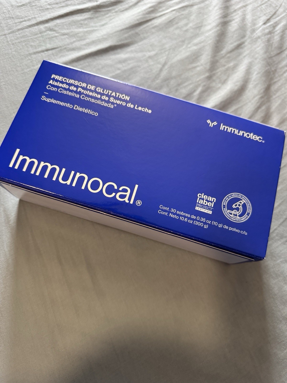 Immunocal Classic Blue Regular Glutathione Precursor, 30 Pouches by Immunotec