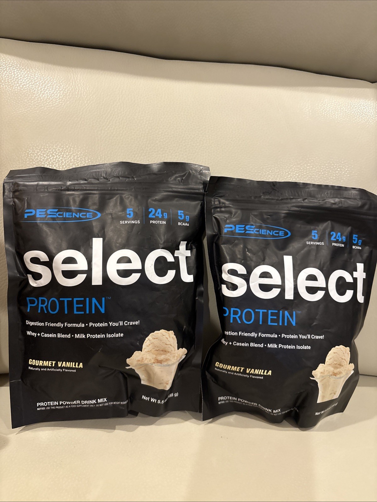 2 Pk ~ Select Protein Powder, Whey and Casein Blend, Lean Protein Powder