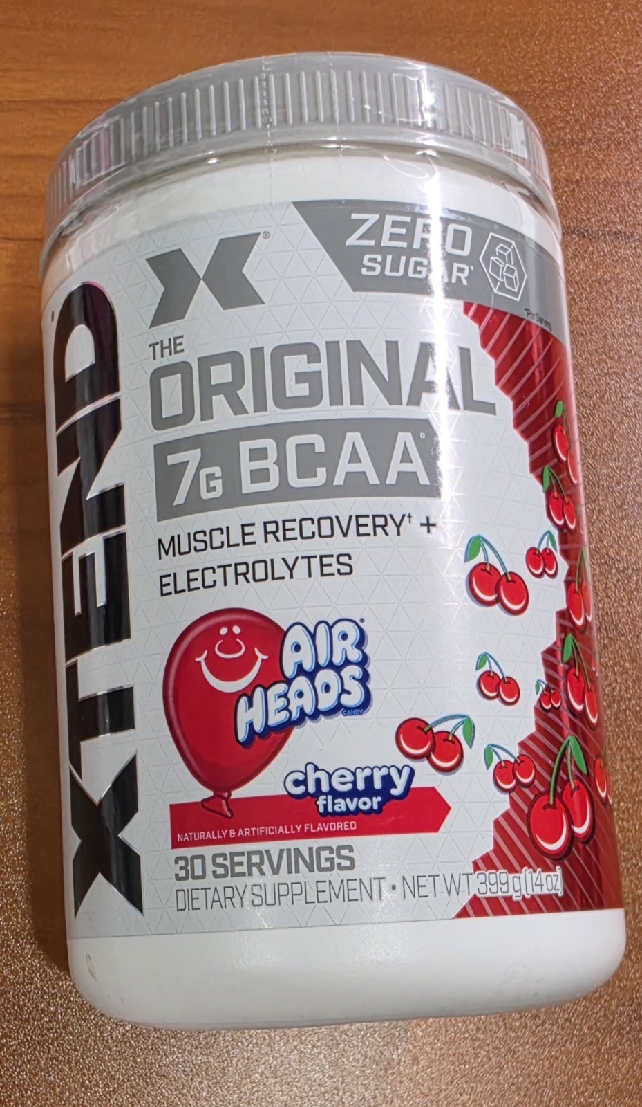 Xtend 7G BCAA AIR HEADS CHERRY Sugar-Free POWDER MUSCLE RECOVERY Exp 7/26 SEALED