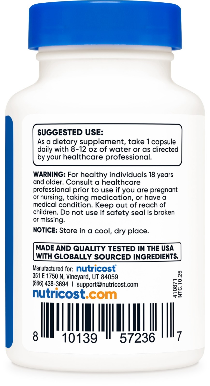Nutricost Dihydroberberine Capsules (200mg, 60 Capsules) – Vegan, Gluten Free