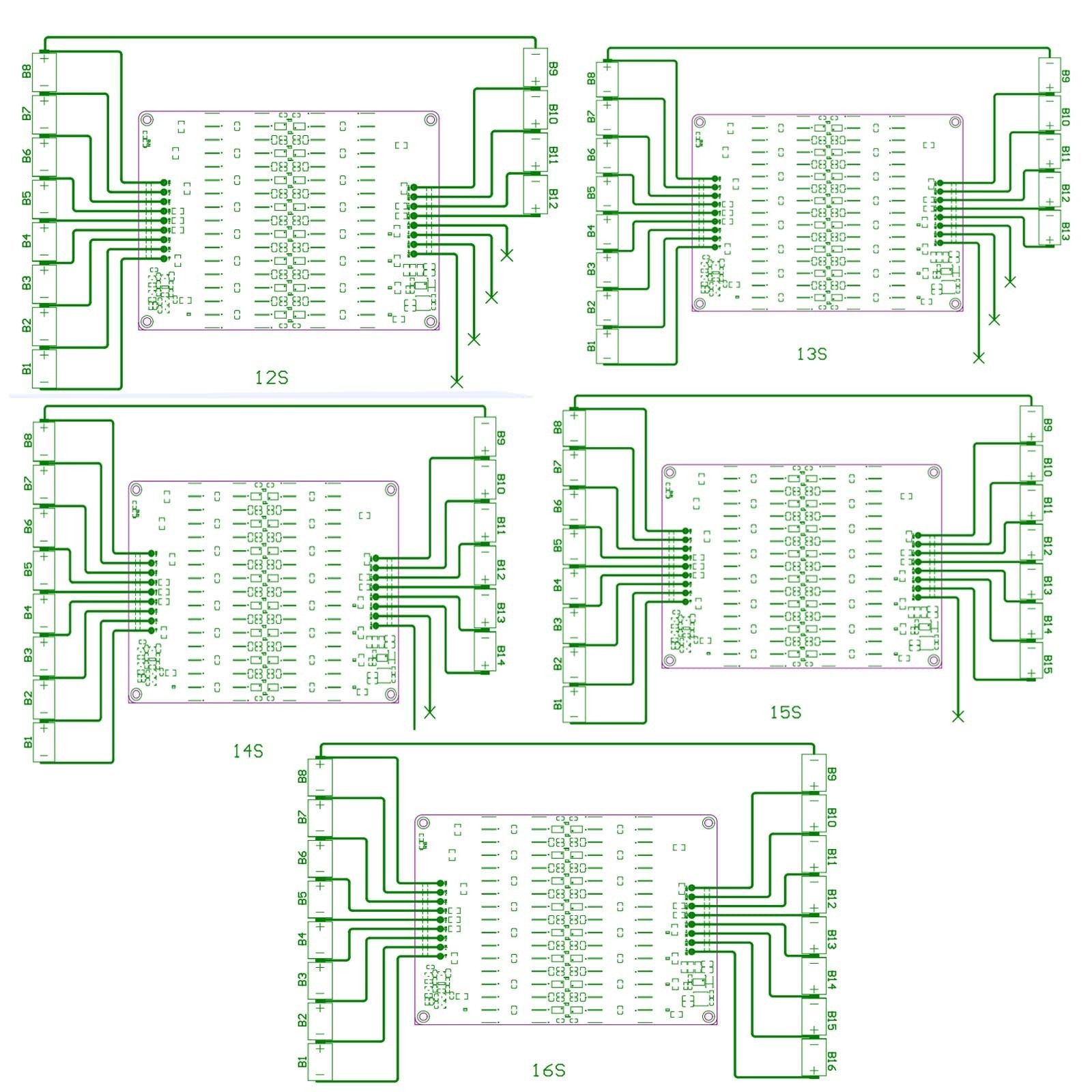 16S 5A 12S 14S Active Equalizer 13S 15S Whole Group Balancer Lifepo4 Lipo Lto…
