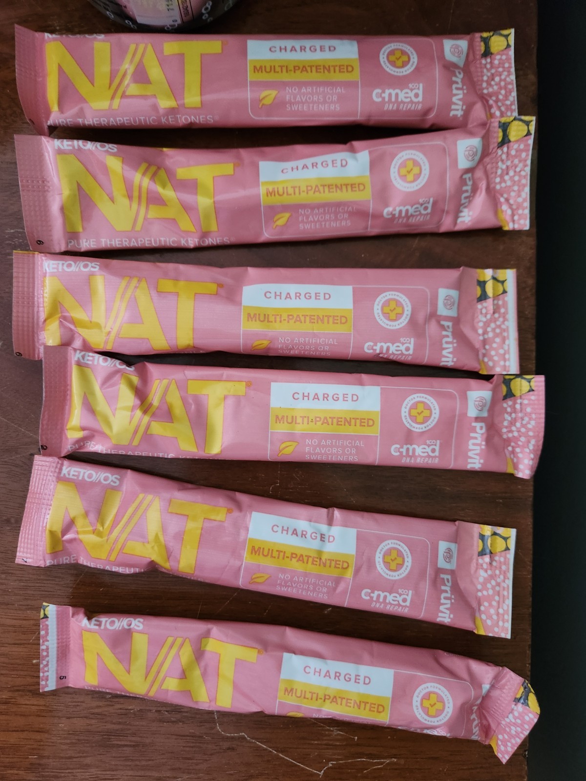 Pruvit Keto OS Nat Heart Tart Supplements Charged 12 Pack