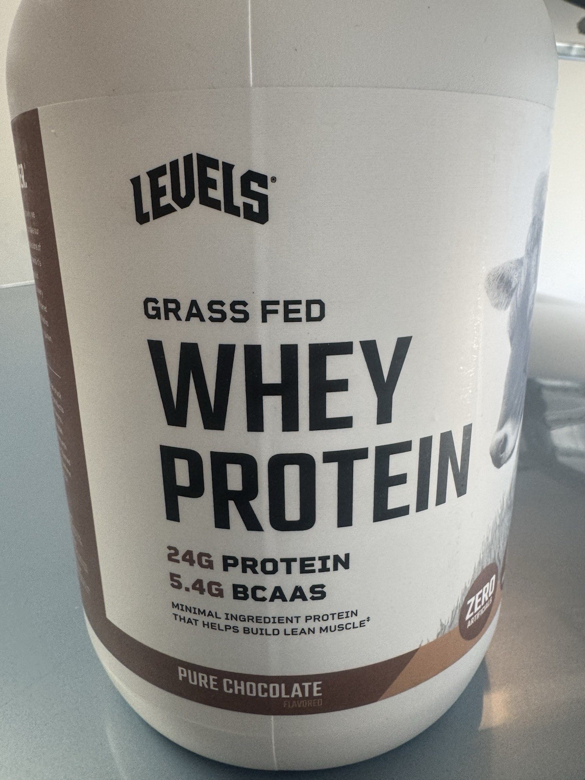 Levels Nutrition Grass Fed Whey Protein Pure Chocolate – 5lb