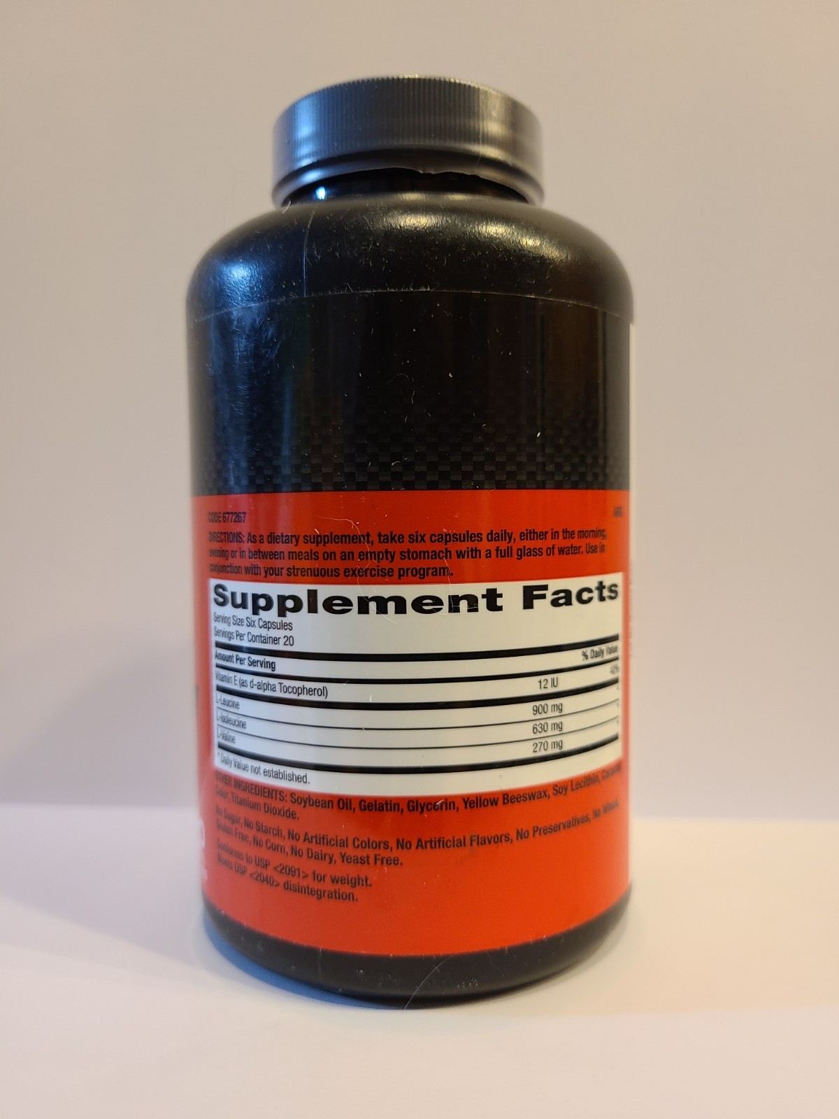 GNC Pro Performance BCAA 1800 Dietary Supplement, 120 gels 11/2026