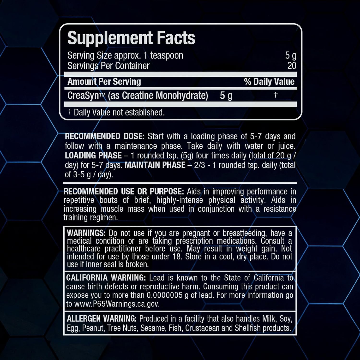 100g Ultra-Fine Creatine Monohydrate – Supports Muscle Growth & Performance