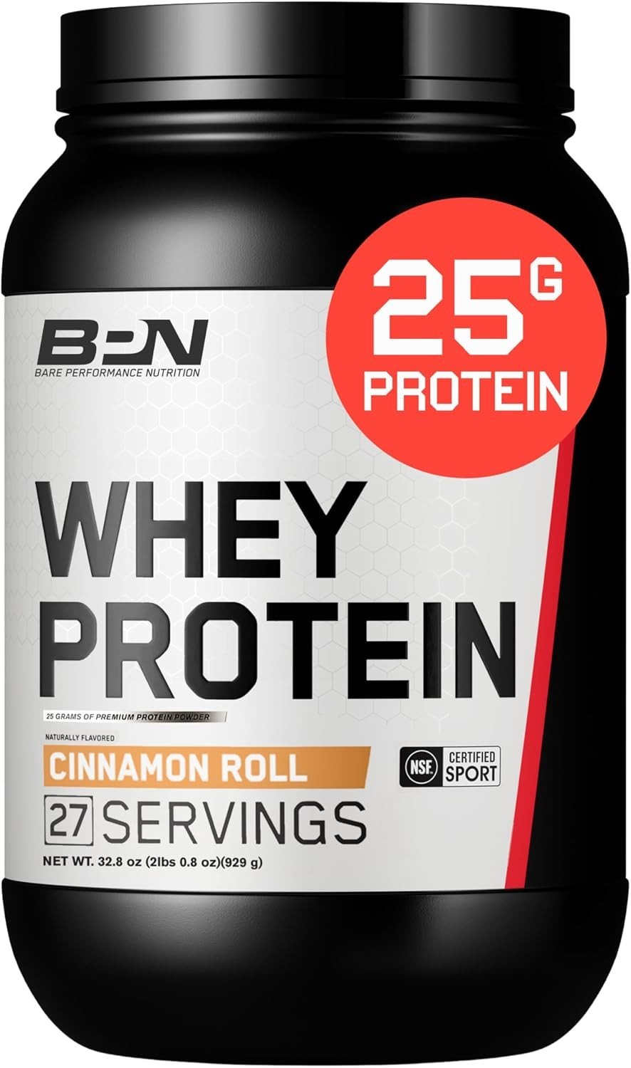 Whey Casein Protein Powder Blend Cinnamon Roll 25g 27 Servings Muscle Recovery