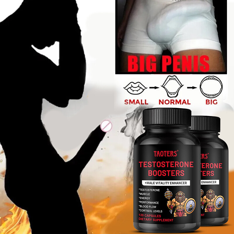 Testosterones Booster for Men High Strength Support Test Boost 120 Capsules