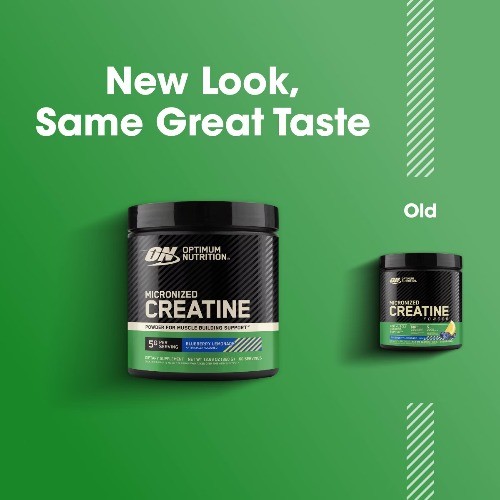 Optimum Nutrition Creatine Monohydrate Powder Blueberry Lemonade 60Servings 413g