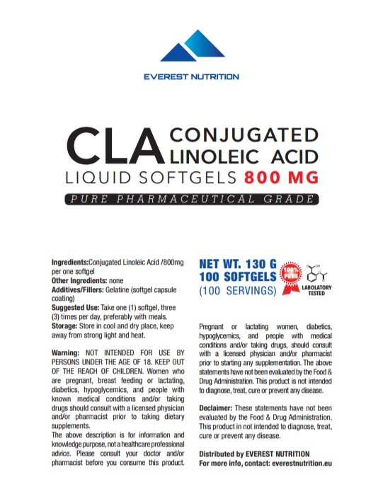 CLA Conjugated Linoleic Acid 800mg Fat Burner Boost Metabolism Anti Cellulite