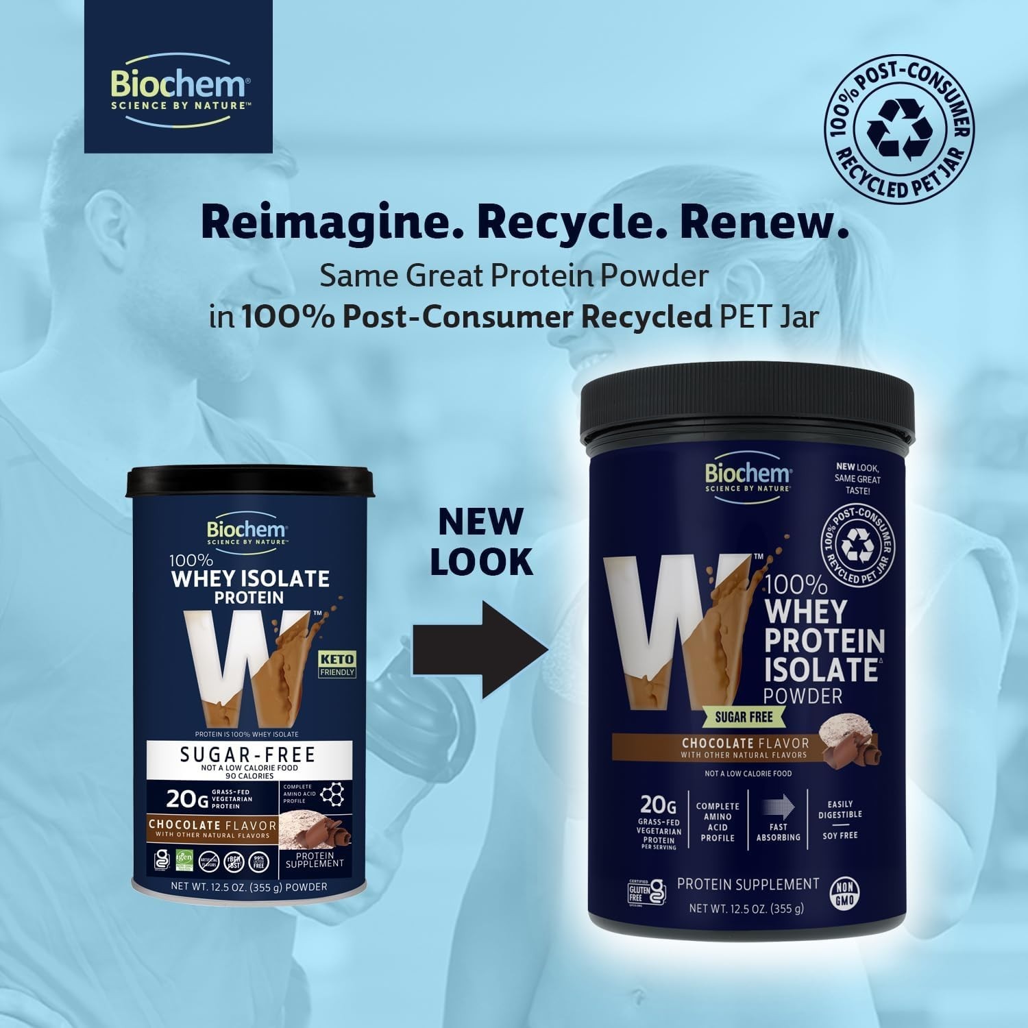 100% Whey Sugar-Free Chocolate 20g, 12.5oz, Certified Vegetarian, Gluten Free…