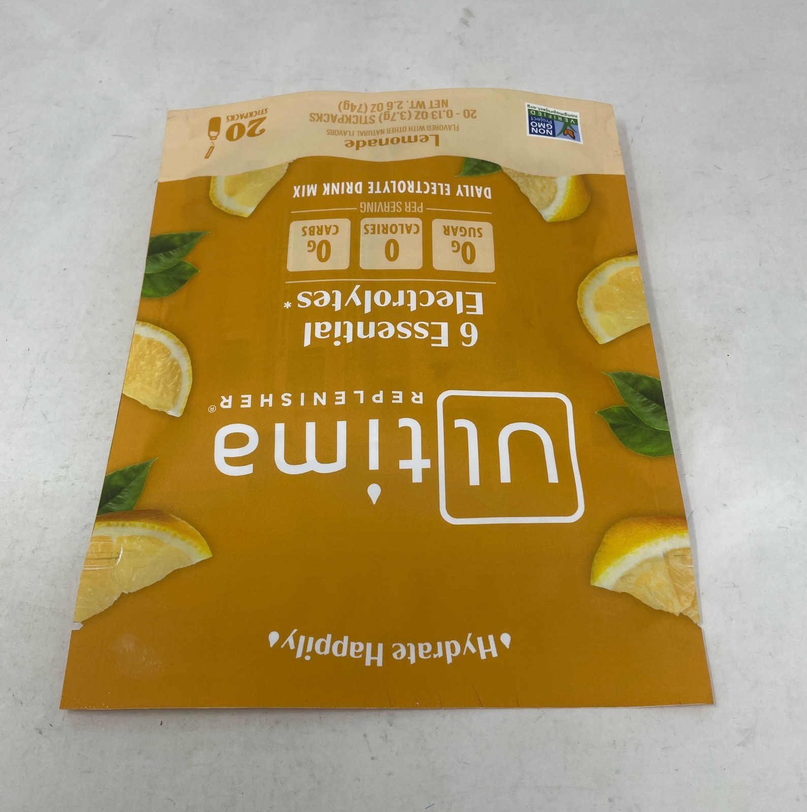 Ultima Replenisher Lemonade Electrolyte Powder, 20 Stickpacks