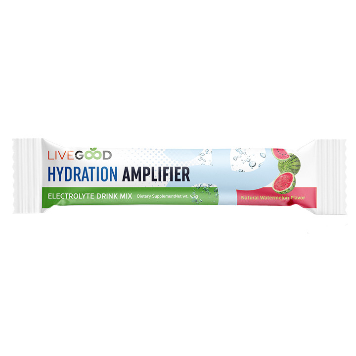 Hydration Amplifier Electrolyte Drink Mix Powder Packets Lemonade or Watermelon