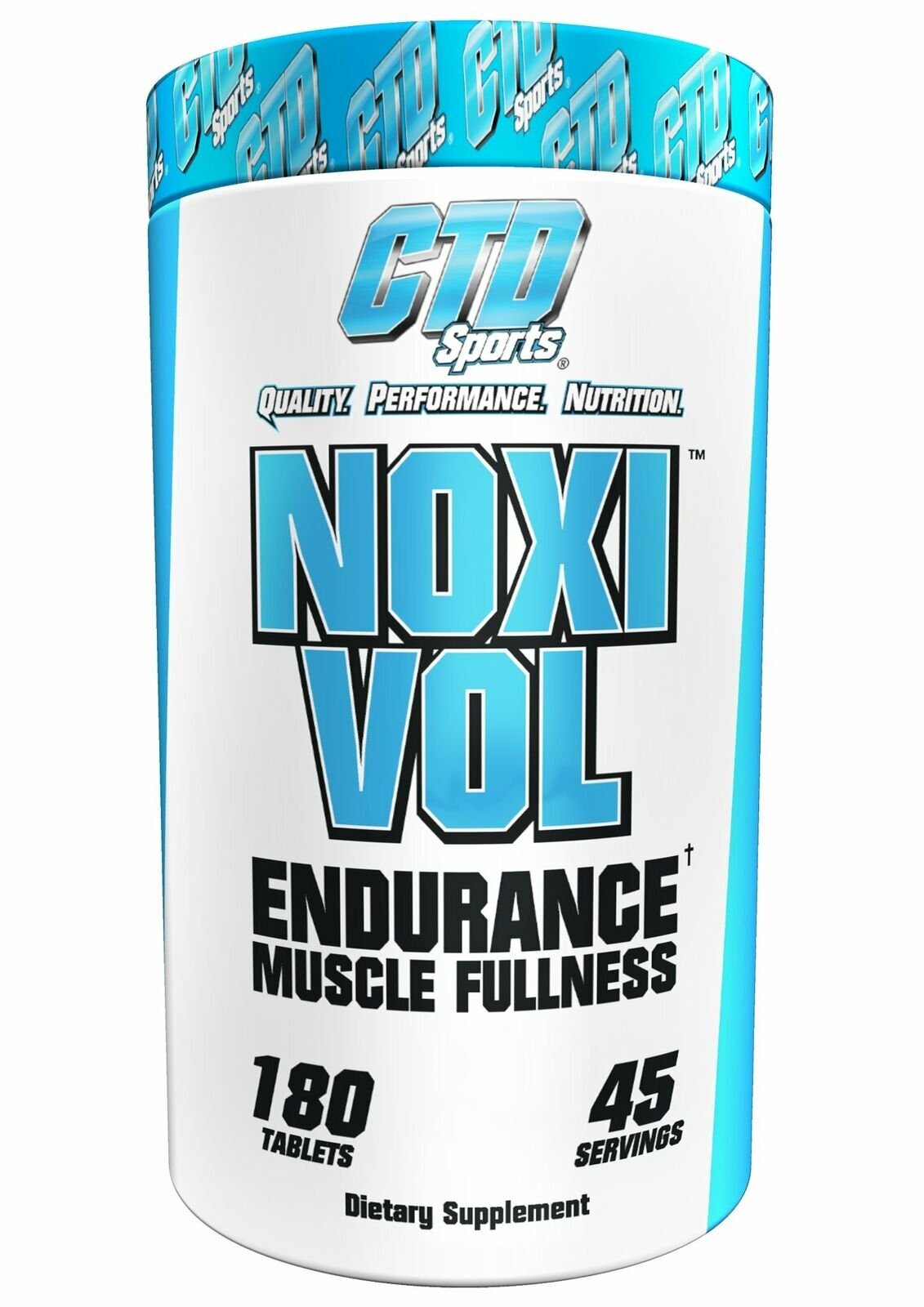 CTD SPORTS NOXIVOL (180 TABLETS) Vasodilator Pumps Boost Nitric Oxide