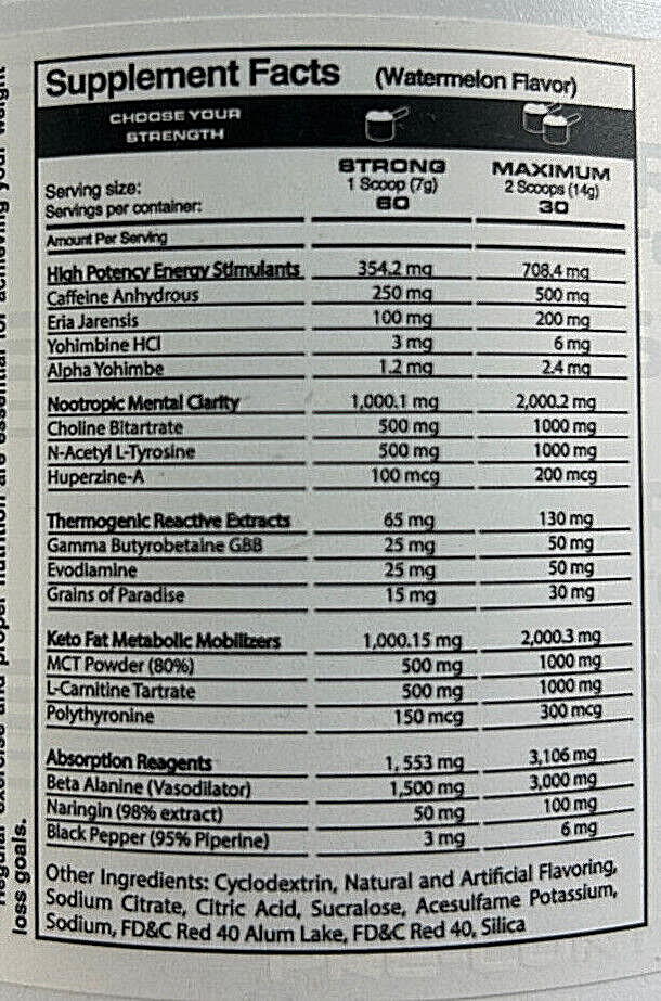SYNEDREX BODYBUILDING GYM PREWORKOUT POWDER FREE SHIP