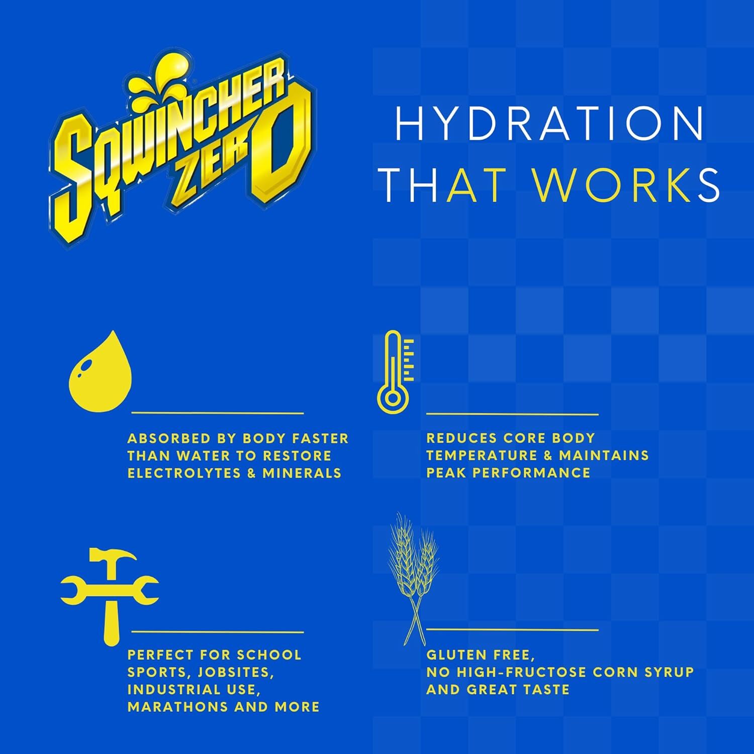 Sqwincher Qwik Stik Sugar Free Electrolyte Powdered Mix Hydration Sticks 50 PK