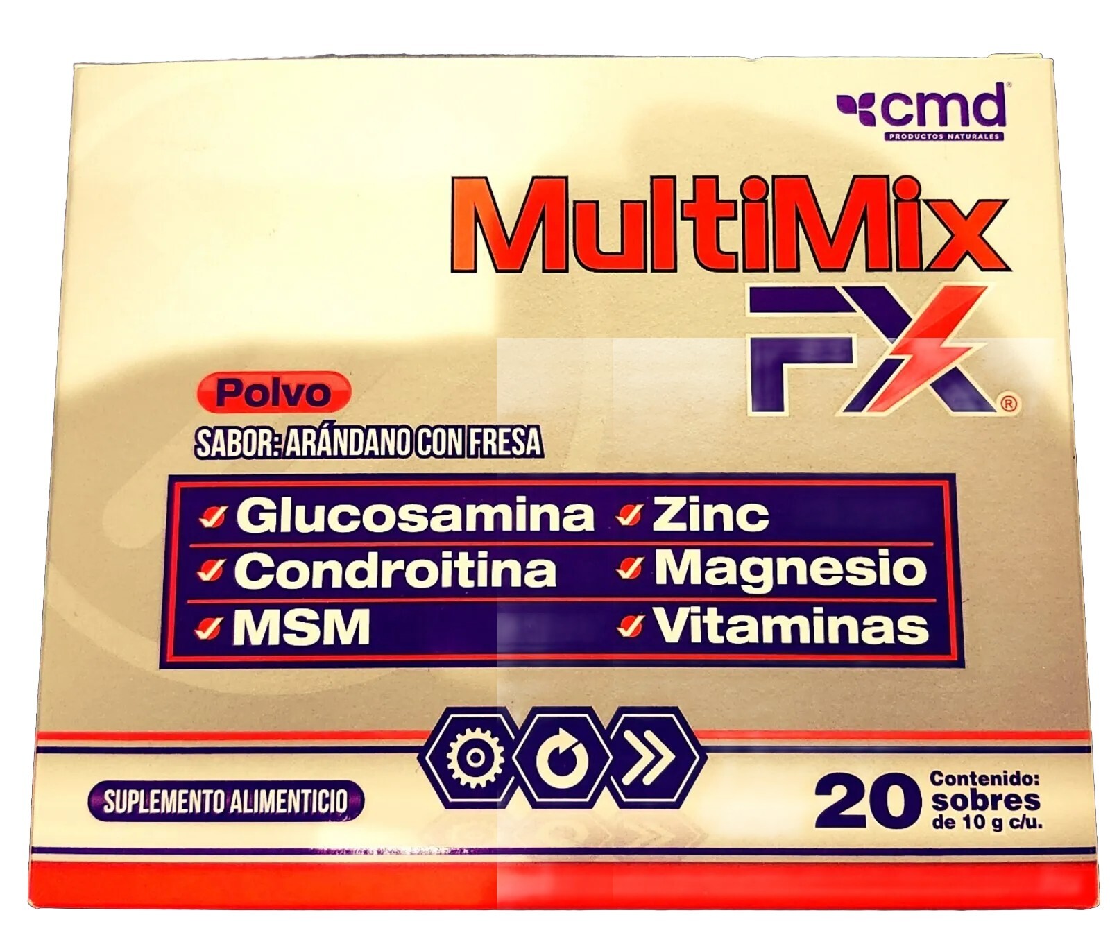 GLUCOSAMINE / Chondroitin / MSM / GARLIC / ZINC / MAGNESIUM / 20 sobres