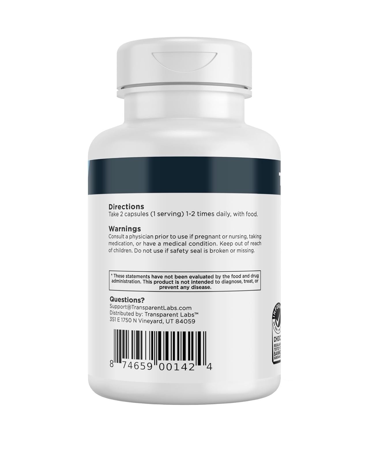 Transparent Labs Vitality Testosterone Booster – Testosterone Supplement for Men