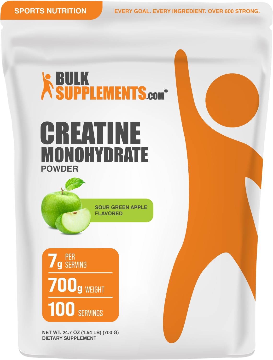 BulkSupplements.com Creatine Monohydrate Powder – Creatine Flavored Powder Suppl
