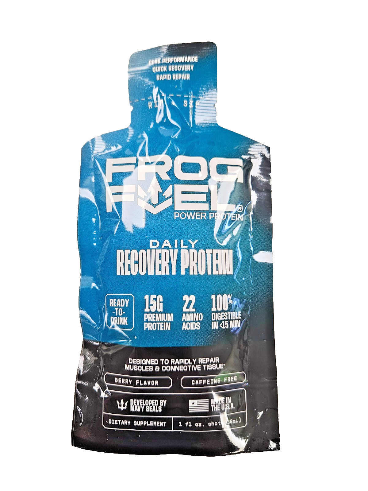 Frog Fuel DAILY RECOVERY PROTEIN Shot ( 12 pouches )