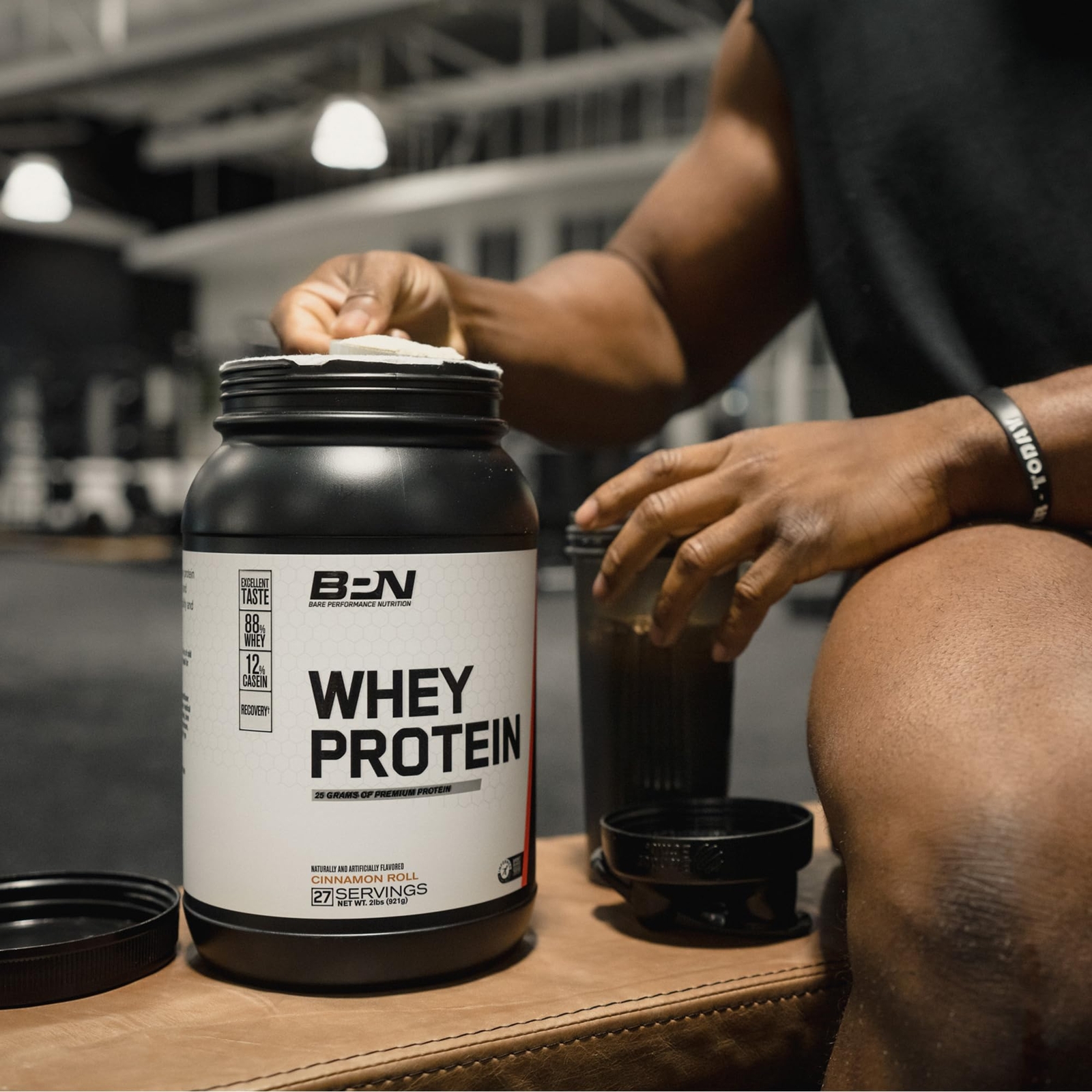 BARE PERFORMANCE NUTRITION BPN Whey Protein + Casein Protein Powder Blend Blu…