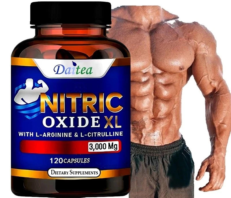 Nitric Oxide Booster Supplement w/L-Arginine 3000mg Premium Workout Muscle Pump