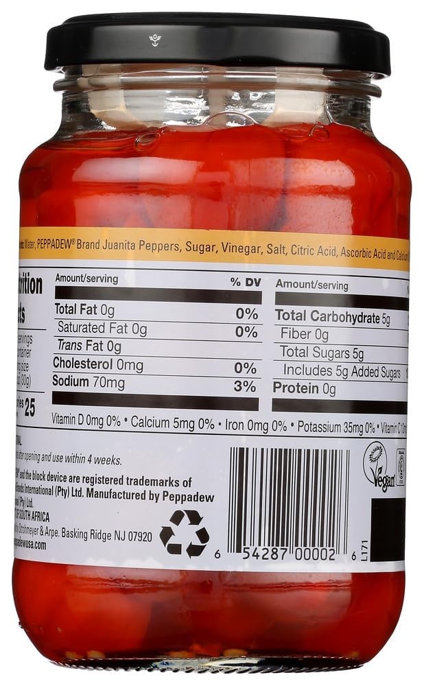 Whole Piquante Peppers Mild (400g)