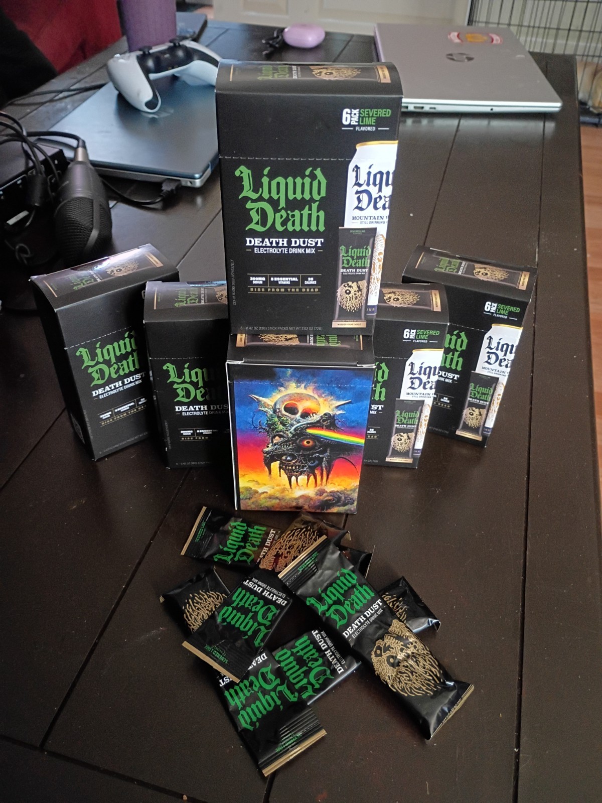 Liquid Death Death Dust Electrolyte Drink Mix Powder, Severed Lime Flavor