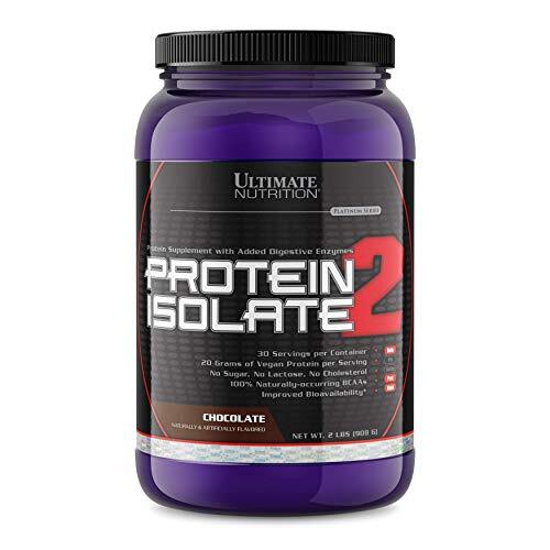 Ultimate Vegan Plant Based Protein Isolate Powder – Chocolate, 2 Pounds