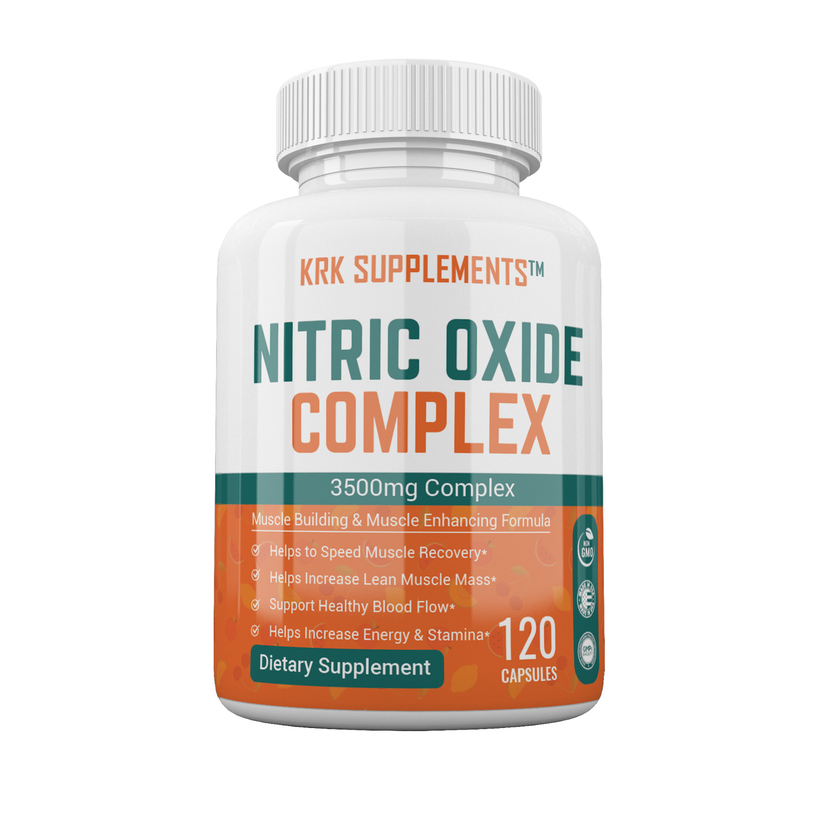 1 pc Nitric Oxide Complex 3500mg L-Arginine AAKG Muscle Pump Growth Pills
