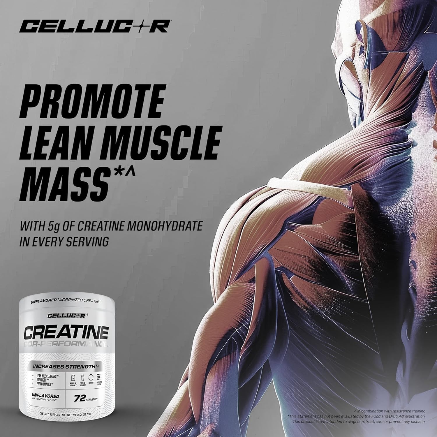 COR-Performance Creatine, Unflavored, 12.7oz (360 g)