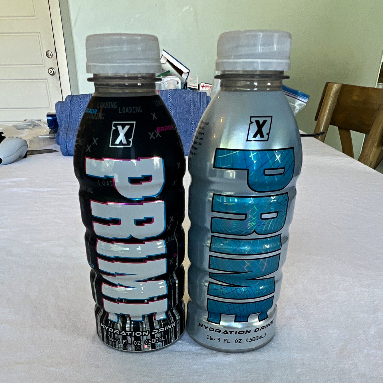 Ultra rare white error cap Signature Serum + Glitch Elixir PRIME bottles