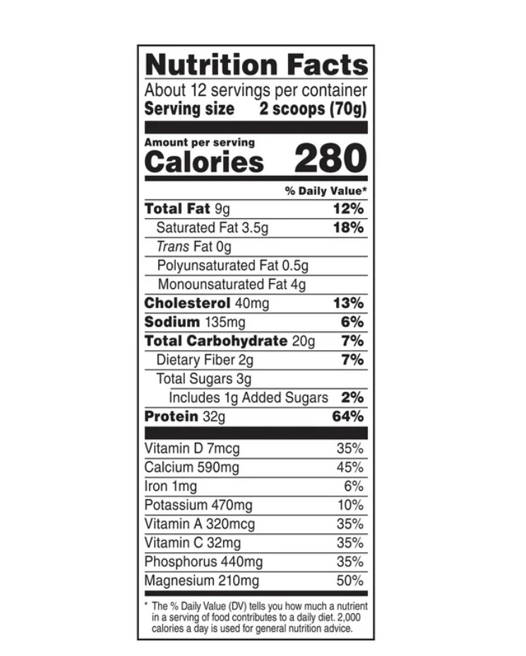 Muscle Milk Genuine Protein Powder, Chocolate, 1.93 Pound, 12 Servings