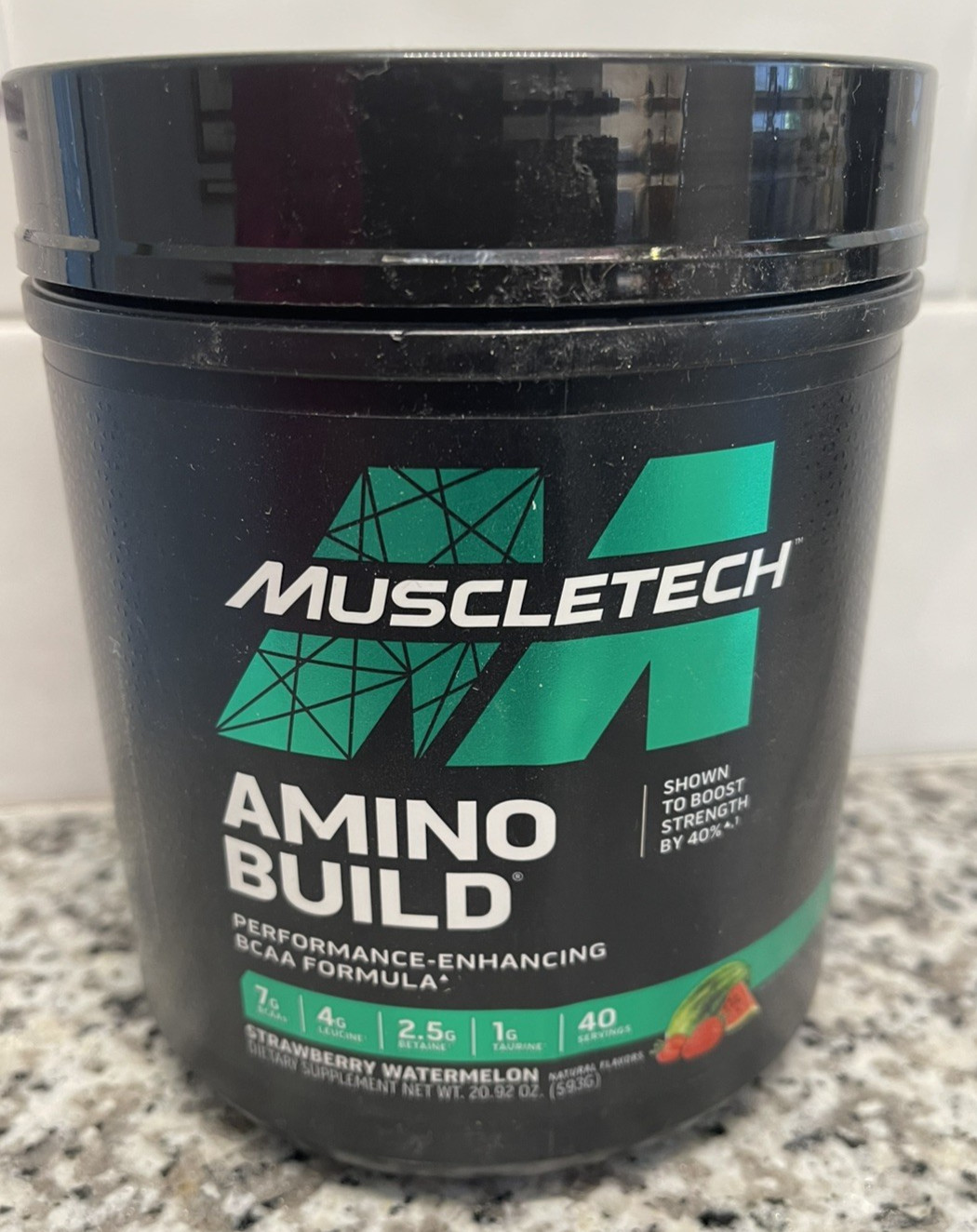 MuscleTech BCAA Powder for Men & Women, Strawberry Watermelon -Boosts Strength