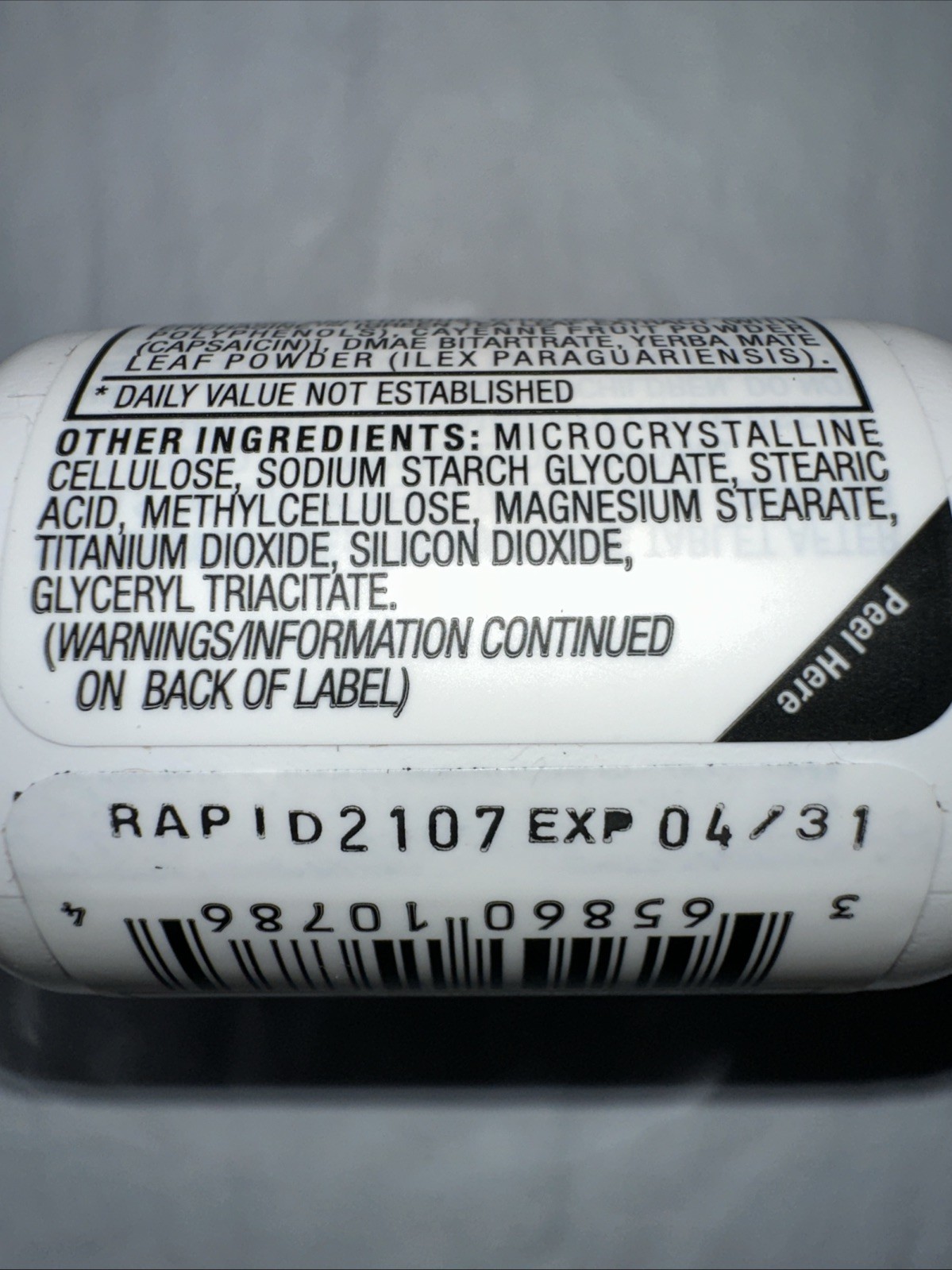 Rapid Action Extreme 2 Way Energy Boost 5 SEALED 30ct Bottles 150 Tab Exp 4/31